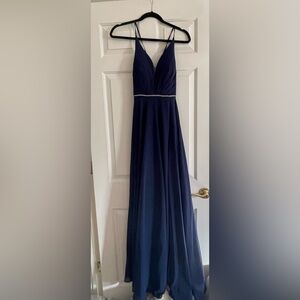 Lulus navy blue prom dress